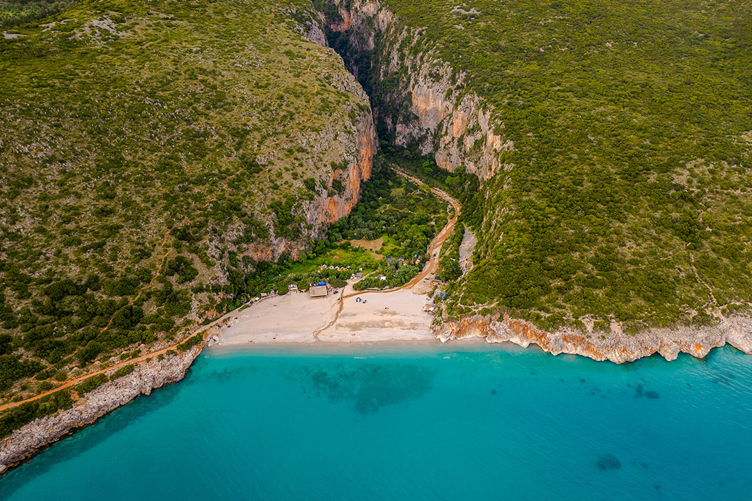 Gjipe, Albania